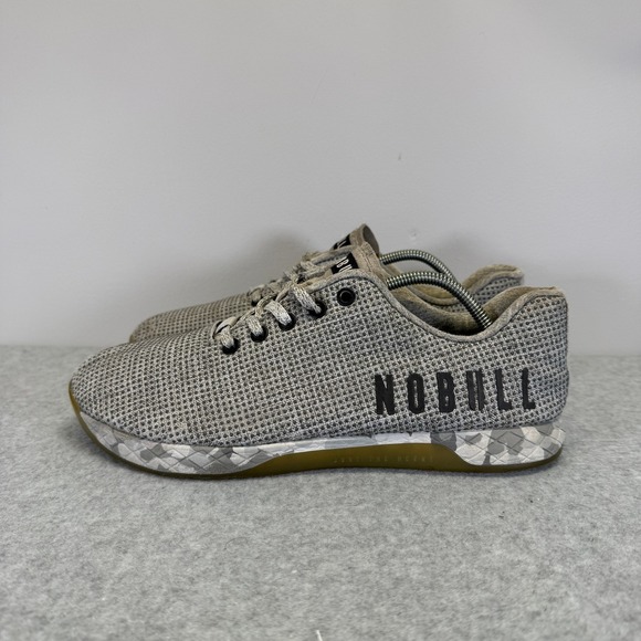 NOBULL Other - NOBULL Shoes Mens Size 8.5 SuperFabric Low Top Grey CrossFit Workout Sneakers